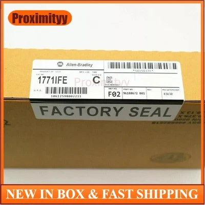 New Sealed ALLEN BRADLEY 1771IFE SER C PLC-5 Analog Input Module 1771-IFE PLC - Image 1 of 4