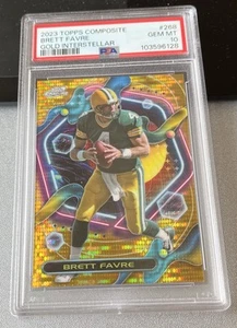 Brett Favre - Green Bay Packers - 46/50 Gold Interstellar PSA 10 - 23 Composite - Bild 1 von 2