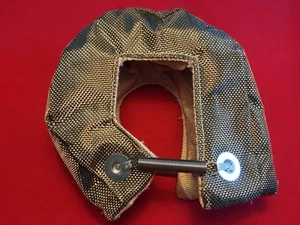 Titanium Turbocharger Blanket Heat Shield Cover Wrap T3 T25 T28 GT25 GT28 GT30 - Picture 1 of 3