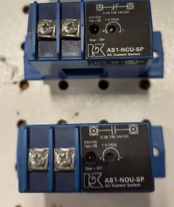 2 NK Technologies AC CURRENT SWITCHES AS1-NCU-SP & AS1-NOU-SP (607)) - Picture 1 of 3