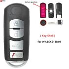 Smart Remote Car Key Shell Case Fob 4 Button for Mazda CX-5 3 6 Miata 2014-2018