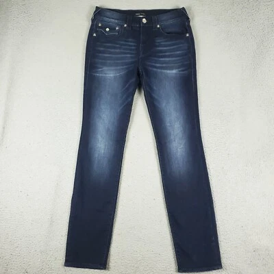 True Religion Jeans Mens Size 31x33 Blue Rocco Relaxed Skinny Pants - Image 1 of 4