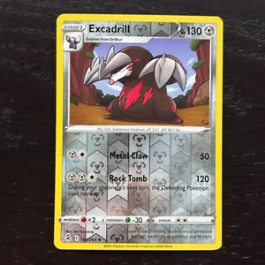 Excadrill 183/264 Pokemon Fusion Strike Sword & Shield Reverse Holo Uncommon NM - Picture 1 of 2