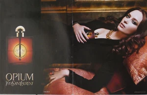 PUBLICITÉ DE PRESSE 2012 OPIUM PARFUM YVES SAINT LAURENT - EMILY BLUNT - Imagen 1 de 2