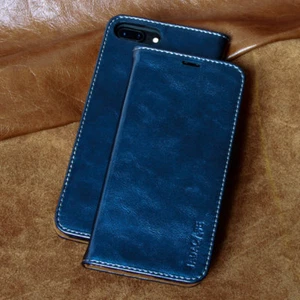 Luxury Schutzhülle für Apple / Samsung Smartphone Tasche Case Cover Handy blau - Picture 1 of 11