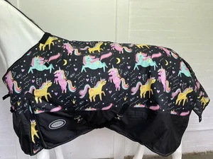 AXIOM 1800D BALLISTIC UNICORN 300g WATERPROOF WINTER HORSE RUG - 6' 3" - Picture 1 of 4