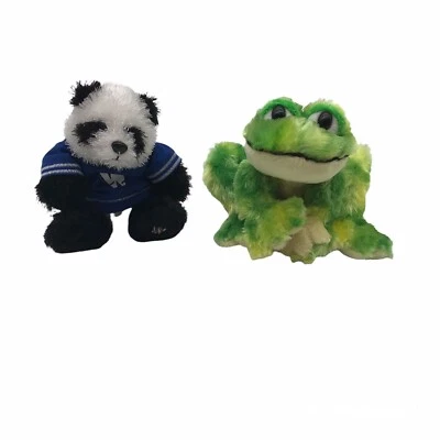 Ganz Webkinz no code- Frog And Bear, Stuffed Animal Toy Plush - Image 1 of 4