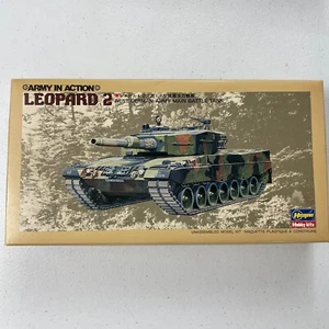 Vintage Hasegawa 1:72 Scale Plastic Model Kit West German Army Leopard 2 Tank - Picture 1 of 7