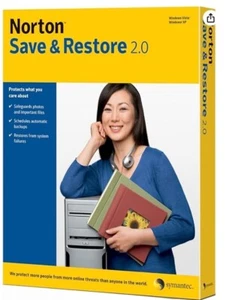 Norton Save & Restore 2.0 - Factory Sealed - Windows Vista / Windows XP - Picture 1 of 1