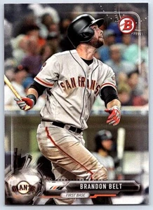 2017 Bowman Brandon Belt San Francisco Giants #90 - Picture 1 of 2