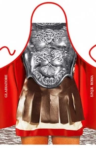 Delantal de cocina romano gladiador, hecho en Italia - Imagen 1 de 2
