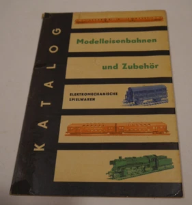 Katalog Modelleisenbahn und Zubehör Elektromechanische Spielwaren 1964 GHG - Picture 1 of 4