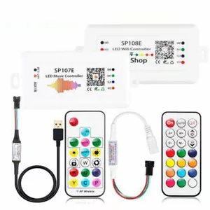 wifi BT Bluetooth Musik Controller WS2812B WS2811 SK6812 RGB IC LED Stripe Pixel - Bild 1 von 22