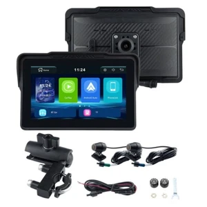 Pantalla táctil inalámbrica automática de 7 pulgadas para motocicleta Android Carplay + cámara + TPMS - Imagen 1 de 19
