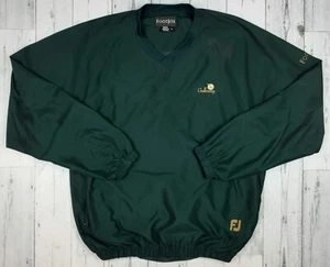 ⛳️FootJoy FJ Pullover Chaqueta Cuello en V Verde Para Hombre L Grande Galloway Bolsillos con Cremallera  - Imagen 1 de 7