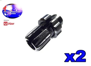 FROM OZ QUALITY 2PC BRAKE CABLE ADJUSTER HAND BRAKE 20" BMX BIKE SPARE 10MM BLK - Picture 1 of 5