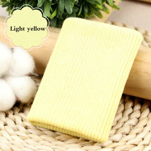 40CM Cotton Knit Ribbed Cuff Trim Stretch Sweater Trimmings Sew Fabric Soft New - Picture 1 of 24