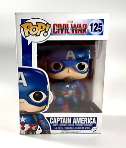 🚨Funko POP Marvel - Capitán América: Civil War #125 Capitán América 🇺🇸 - Imagen 1 de 7