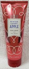 3 Bath & Body Works Winter Candy Apple Cream Hand Lotion Shea Butter 8oz Large
