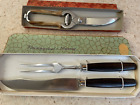 Fleischer Messer Gabel Geflgelschere antik vor 1950