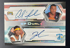Andre Iguodala J.R. Smith 2004 SP Authentic Dual Signatures On Card Auto Rookie