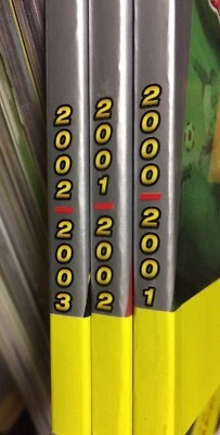 1)🌈3 ALBUM FIGURINE PANINI COMPLETI - CAMPIONATI DI CALCIO ⚽️ dal 2000/2003🇮🇹 - Immagine 1 di 4