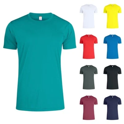 NSTF Taglie Forti Uomo T-Shirt Maglietta Maglia Microfibra Manica Corta No Maxfort