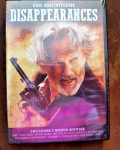 FACTORY SEALED DVDS 8 MOVIES KRIS KRISTOFFERSON DISAPPEARANCES DENNIS HOPPER - Picture 1 of 1