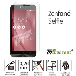 TM-Concept® Verre trempé pour Asus ZenFone Selfie (ZD551KL) - 0,26mm Radian 2,5D - Photo 1/7