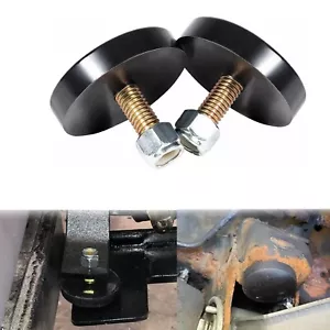2 Pack Low Profile Bump Stop for cars, trucks and SUVs replace 0f 9.9102G(Black) - Foto 1 di 7