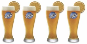 Blue Moon16 oz Pilsner Beer Glass - Set of Four (4) Glasses - New & Free Ship - Picture 1 of 1