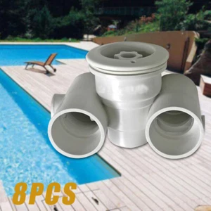 8 Pezzi Bocchetta Massaggiante Getto Acqua Piscina Jet Massage Big Power Jet 48mm. - Foto 1 di 10