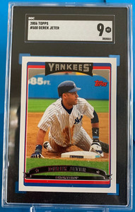 2006 Topps Derek Jeter #500 HOF SGC 9 Gem Mint New York Yankees