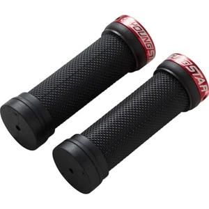 Puños Reverse Griff Youngstar Single Lock-On Ø28mm X 98Mm Negro/Rojo Para Mtb - Imagen 1 de 1