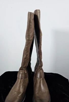 Baretraps Salvadore BTF15-10413-162-56 Faux Leather Brown Boots - 7 1/2M - Изображение 1 из 4