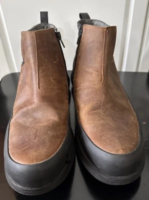 Botines Bogs Freedom para mujer 11 impermeables de cuero marrón forrados de piel sintética-en muy buena condición Foto 1 de 4