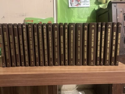 Louis L'amour Lamour Collection Leatherette Books Bantam - Image 1 of 4