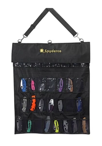 Spyderco Large SpyderPac Custodia 30 Coltelli Nero Poliestere Cordura SP1 - Foto 1 di 1