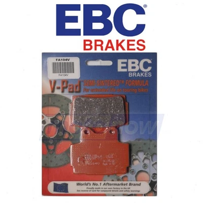 EBC Rear Semi-Sintered V Brake Pads for 1992-1998 Yamaha XJ600S Seca II - zg — 第 1/4 张图片