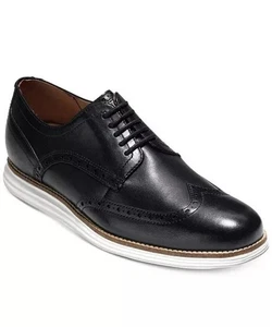 Neu Cole Haan Herren 8,5 Original Grand Budapester Oxford schwarz Leder C26469 - Bild 1 von 4