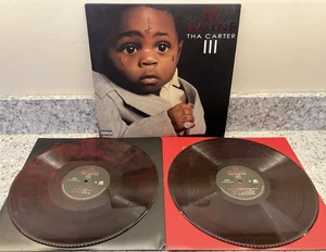 Lil Wayne – Tha Carter III ; 2022 2XLP  Red & Black Galaxy EX - Picture 1 of 4