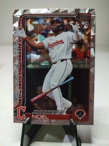 Lámina de hielo de plata Topps Diamante 2025 paralelo #24 - Jhonkensy Noel - ¡Novato! - Imagen 1 de 2