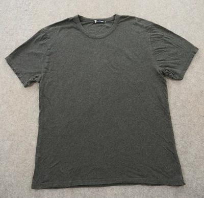 Alexander Wang T Top Womens Small Gray Crew Neck Short Sleeve Oversized - Image 1 of 4