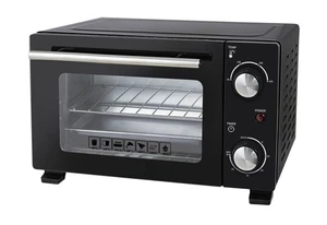 FORNO FORNETTO ELETTRICO 10 LITRI 800W TIMER CON GRIGLIA E TEGLIA COLORE NERO - Foto 1 di 4