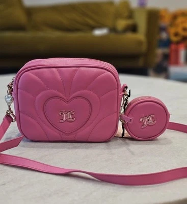 ¡Nuevo! Cartera Bandolera Juicy Couture Rosa “ONLY YOU”! NUEVO con bolsa nuevo con etiquetas Foto 1 de 4
