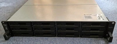 Synology RS3617RPxs 12-Bay 2U Rack Mount NAS + Rails - Image 1 of 3
