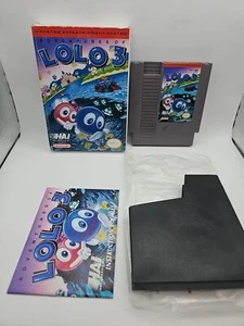 Adventures of Lolo 3 (Nintendo Entertainment System, 1991) CIB con manuale! - Foto 1 di 20