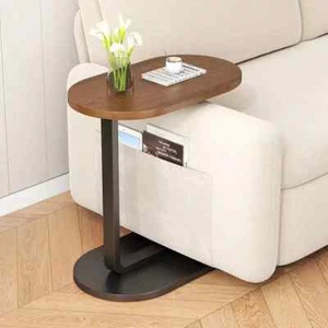 Home Living Rooms Table Simple Coffee Bedsides Storage Rack C-shaped Side Tables - Picture 1 of 10