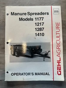 GEHL Landwirtschaftsbetreiber manueller Dungstreuer Modelle 1177, 1217, 1287, 1410 - Bild 1 von 2