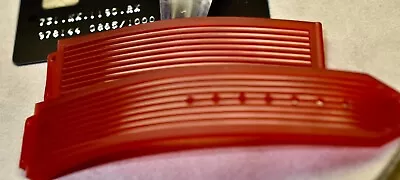 HUBLOT BIG BANG STRAP NEON RED RUBBER DEPLOYMENT 26 x22 (17mm Insert) Swiss Made - Image 1 of 4